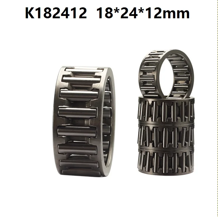 

100pcs K182412 K18X24X12 radial needle roller and cage assemblies 18x24x12mm needle roller bearing