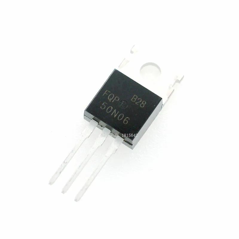 5PCS FQP50N06 50N06 MOSFET TO-220 N-CH 60V 50A New Triode Transistor