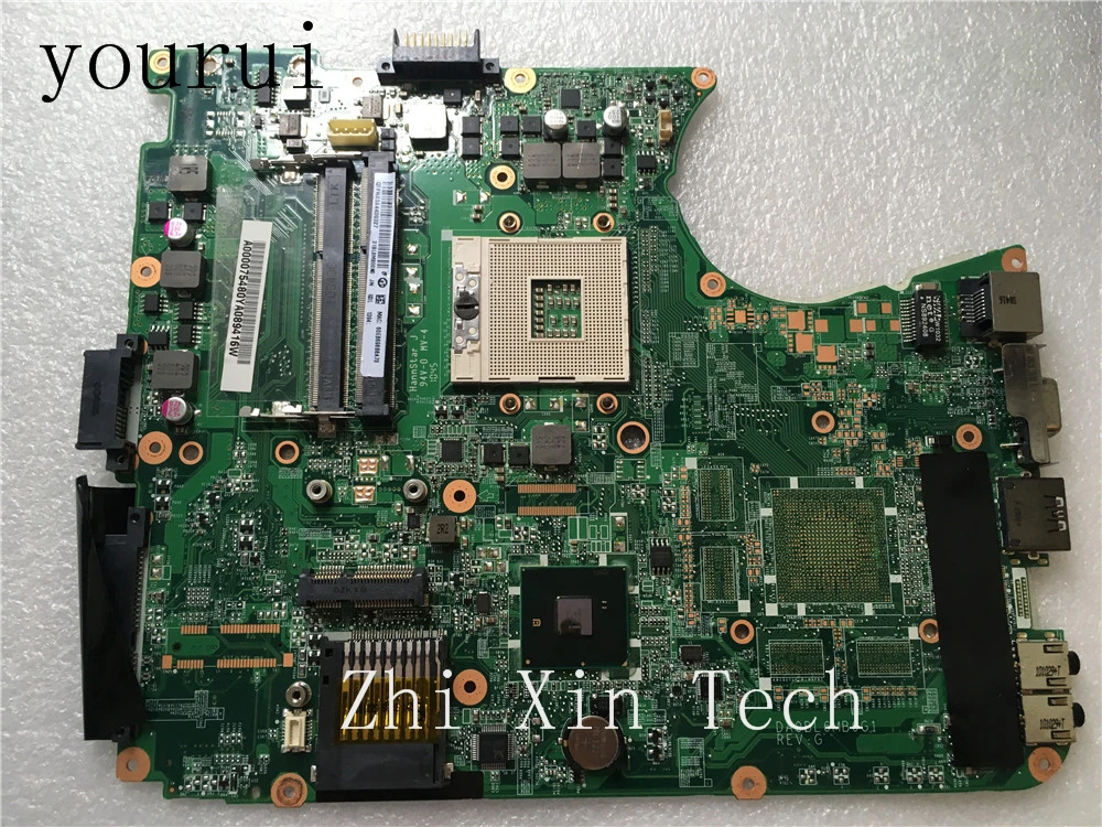 yourui For Toshiba Satellite L650 L655 Laptop Motherboard A000075480 HM55 DDR3  DA0BL6MB6G1 Tested Work Perfect