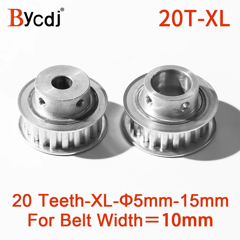 20Teeth XL Timing pulley Bore 4/5/6/6.35/8/10/12/12.7/14/15/16mm for width 10mm XL Synchronous Belt 20-XL BF Gear 5.08mm  Picth