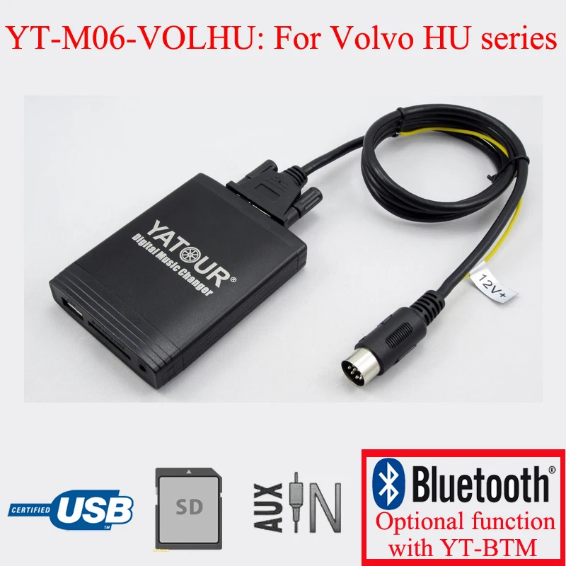 

Цифровой плеер Yatour M06(PRO), автомобильные аудио MP3 интерфейсы для Volvo HU radio C70 S40 S60 S80 V40 V70 XC70