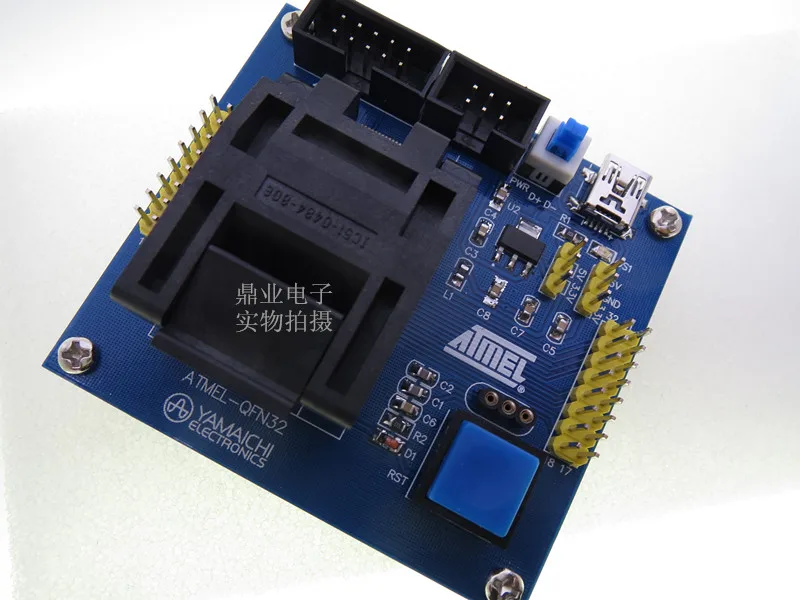 Clamshell ATmega48/88/168/8A/48 ATMEL YAMAICHI QFN32 IC Burning Seat Adapter Testing Seat Test Socket Test Bench In Stock