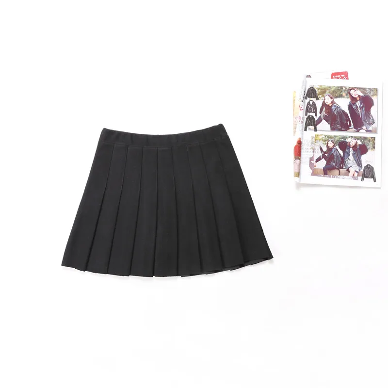 Hot Japanese Korean Version Short Skirts School Girl Pleated Half Skirt School Uniform Cosplay Student Jk Academy black gray