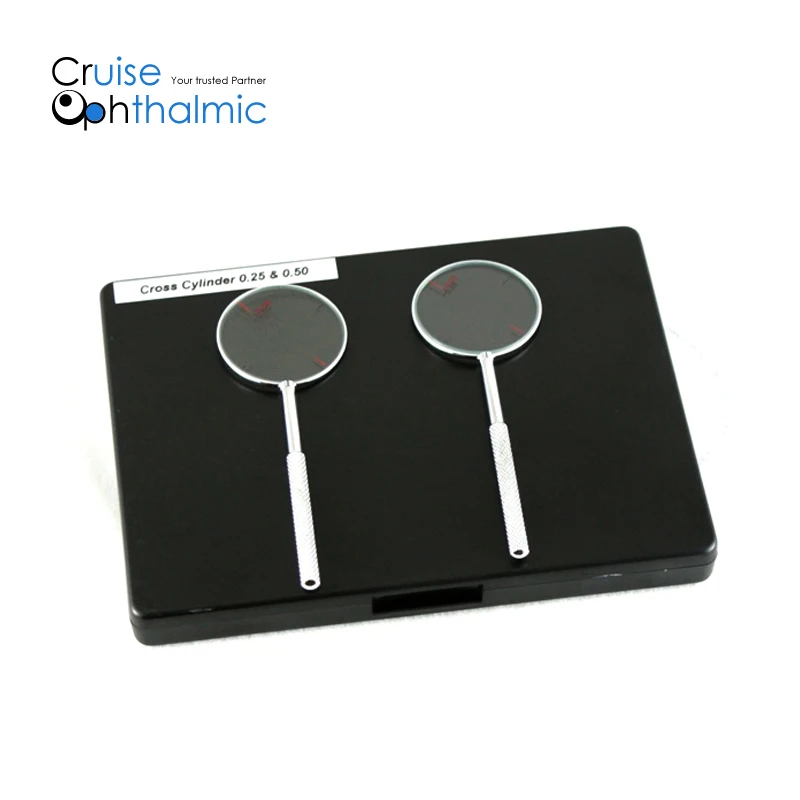 Premium Plastic Box Packing Jackson Cross Cylinder Set | Optometric Refined Measure | 2 pcs in 0.25 and 0.50 | CCYLPL