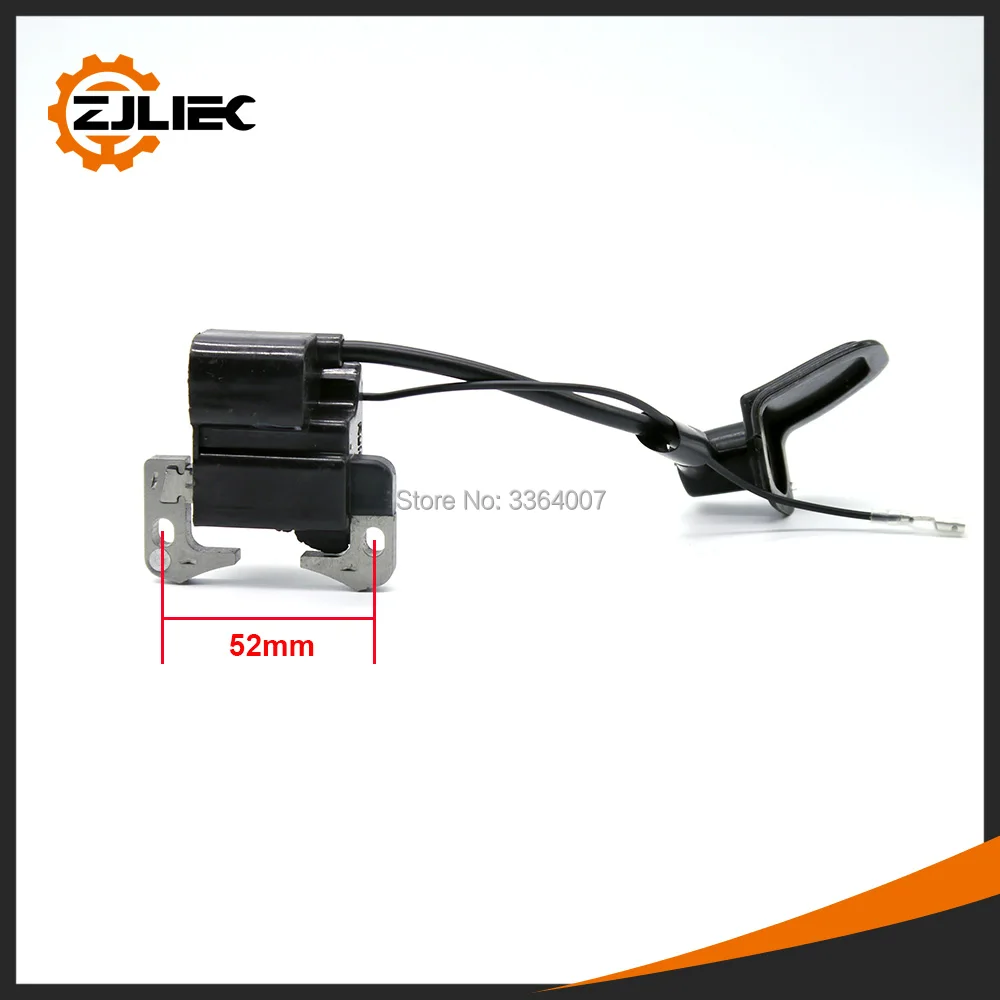 CG411 ignition fit for 1E40F-6 grass trimmer 411 NB411 EC04 brush cutter 47cc 49cc Mini dirt pocket bike stator ignition coil