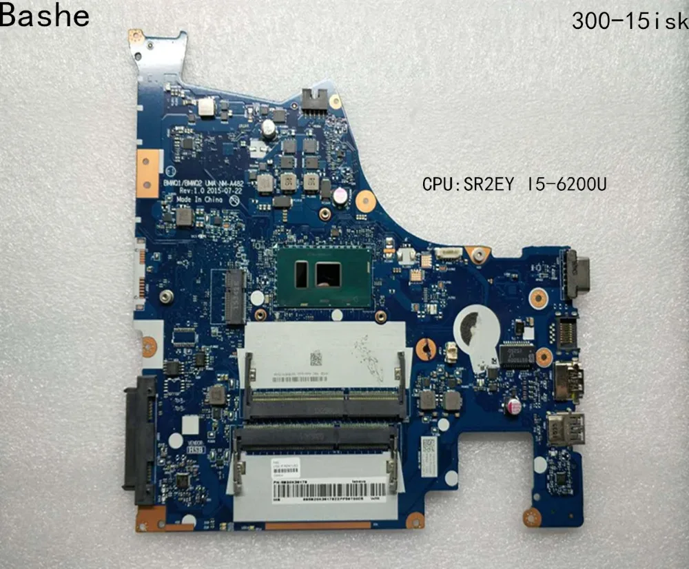 

for Lenovo 300-15ISK Laptop Motherboard With SR2EY I5-6200U NM-A482 Full Tested