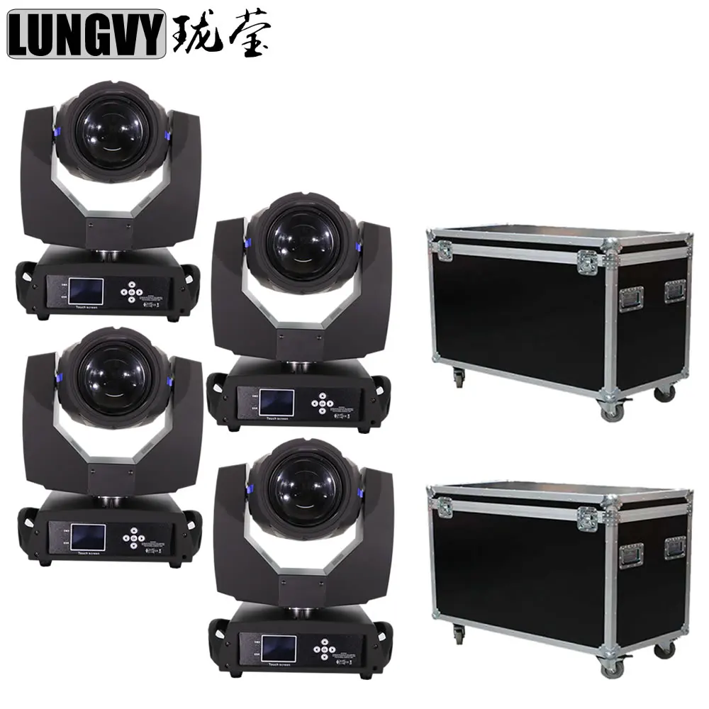 

Free Shipping 4pcs/Lot 230W 7R Disco Sharpie Dj Pro Stage Beam Moving Head Light Party Show With Flightcase Packing
