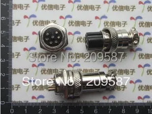 

2pcs 7 Pin Male & Female Wire Panel Connector GX16-7