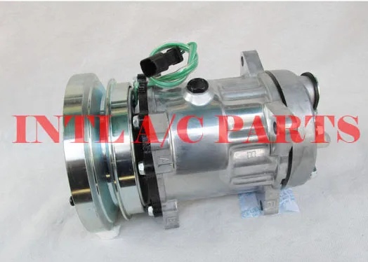 

Sanden 7H15 7S15 709 SD709 SD7H15 U4468 auto ac compressor for Caterpillar truck 1pk