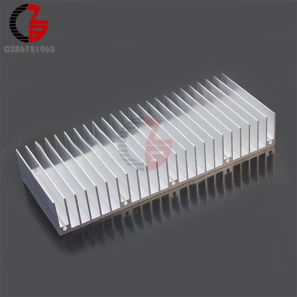 60x150x25mm Aluminium Kühlkörper Kühlkörper Kühler Heizung Wärme Ableitung Kühlung für Amplifer LED COB Licht power IC Transistor