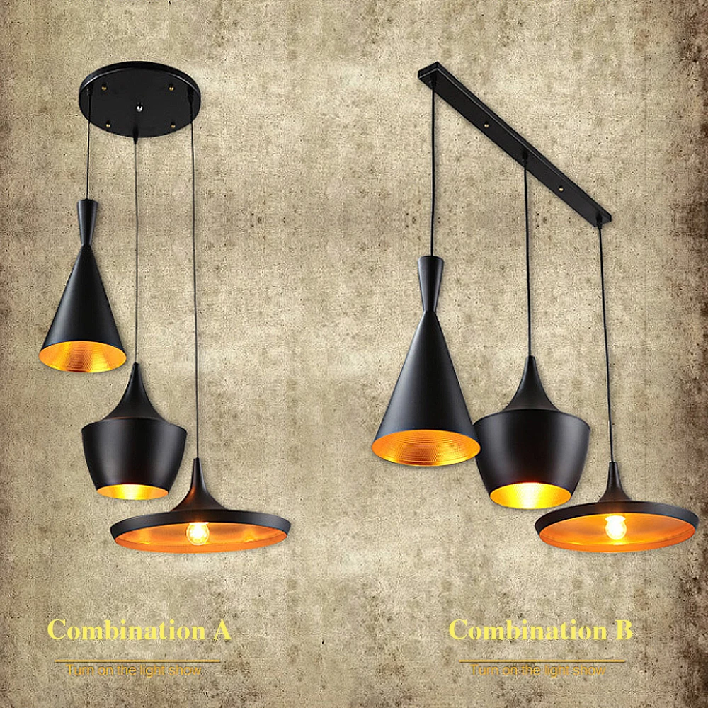 Modern Attractive Lamps Musical Instrument 1 Set 3 Pieces Pendant Lights Restaurant Hanging Pendant Light For Dinning Room