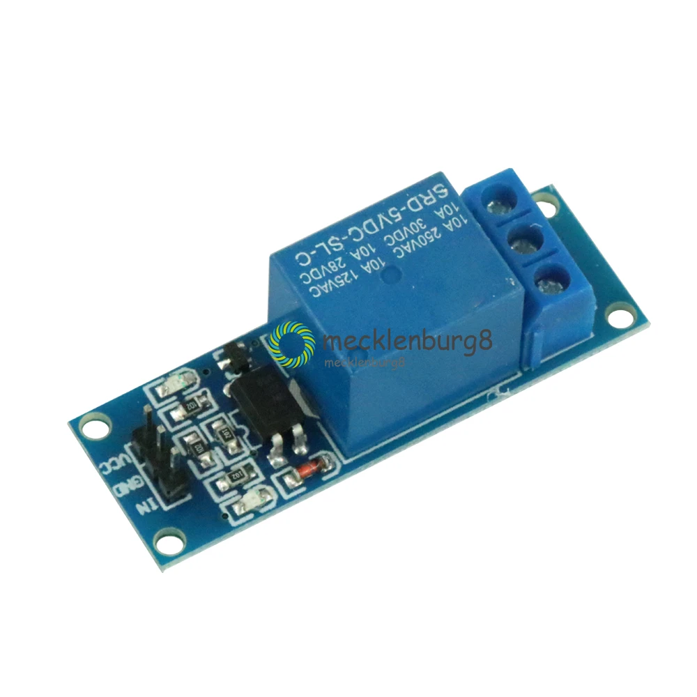 5V 1 Channel 10A Relay Module with Optocoupler for PIC AVR DSP ARM for Arduino