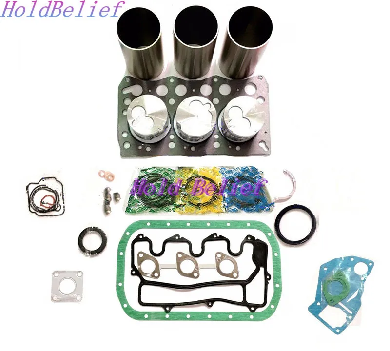 

Overhaul Rebuild Kit For Mitsubishi S3E Engine Gasket Bearing Piston Liner Ring