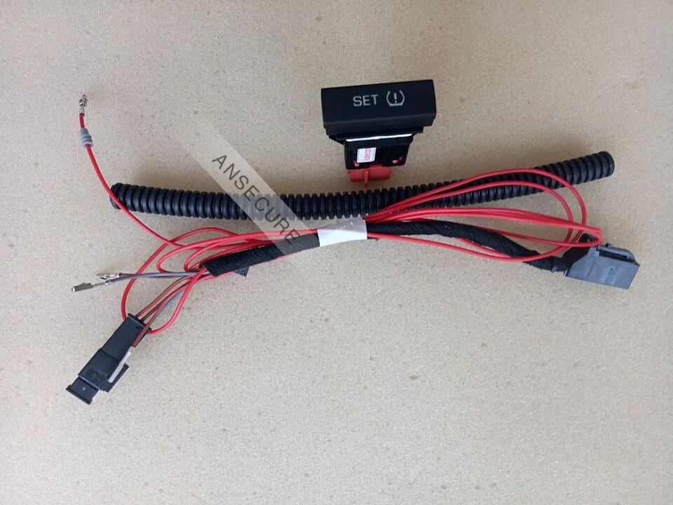 

TPMS Tire Pressure Warning Switch BUTTON with Harness Set For Skoda Octavia 1ZD 927 127 1ZD927127