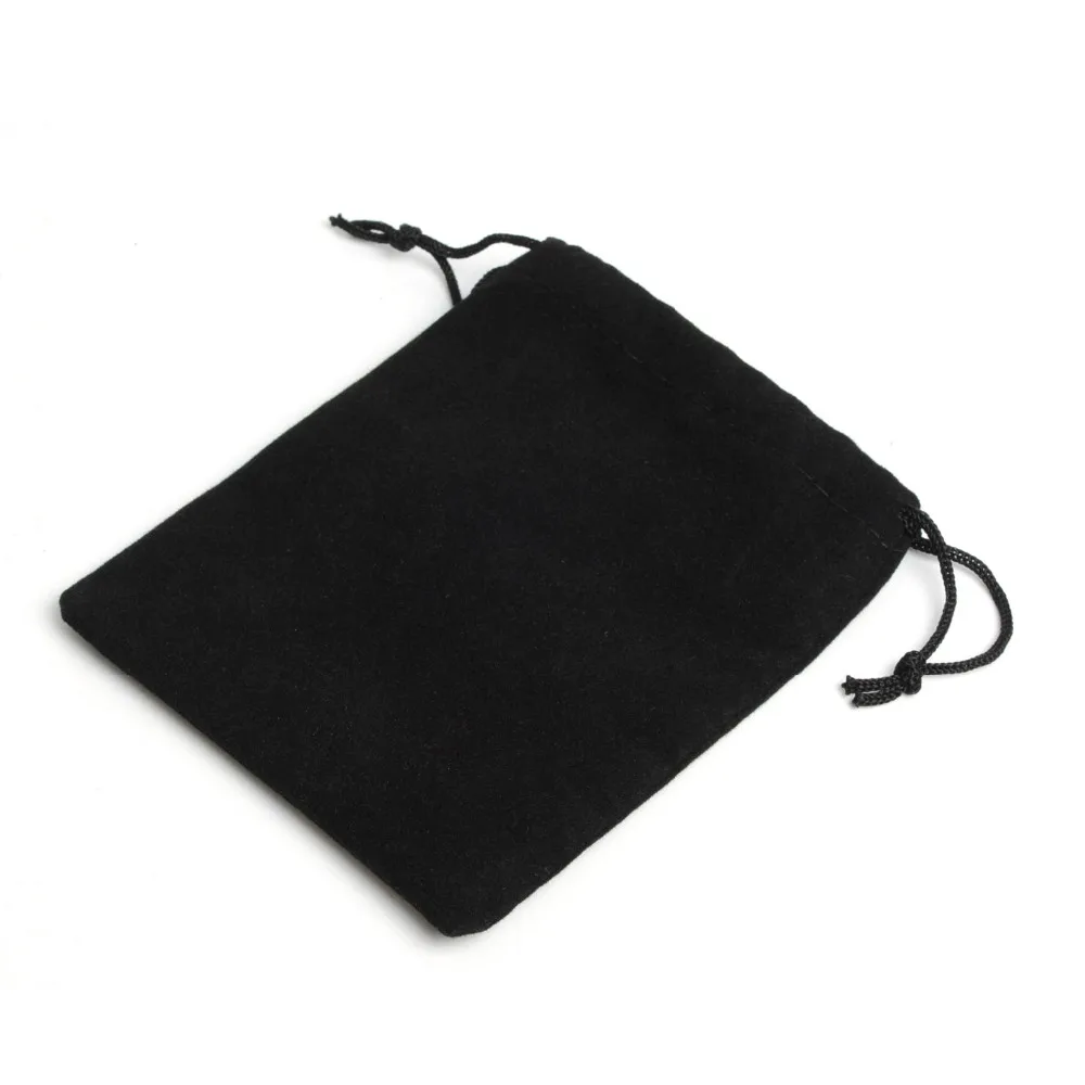 100pcs 12*10Cm Black Velvet Gift Drawstring Pouch Bags,Party Jewelry Gift Bag Christmas Candy Wedding Gift Bags  Jewelry Packing