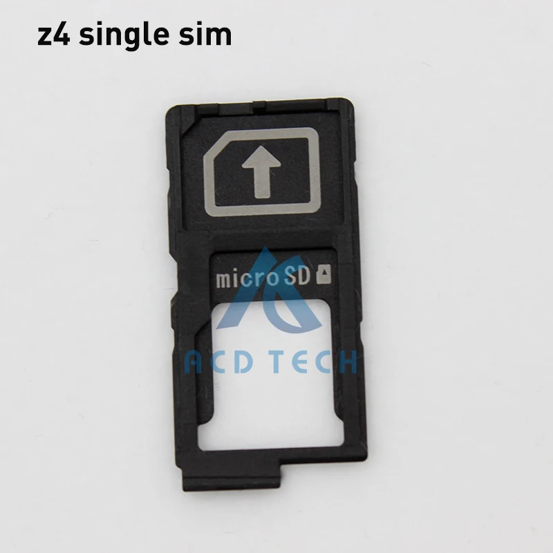 Original New Replacement For Sony Xperia Z3+ Z4  E6533 E6553 Sim Card Reader Holder Sim Tray