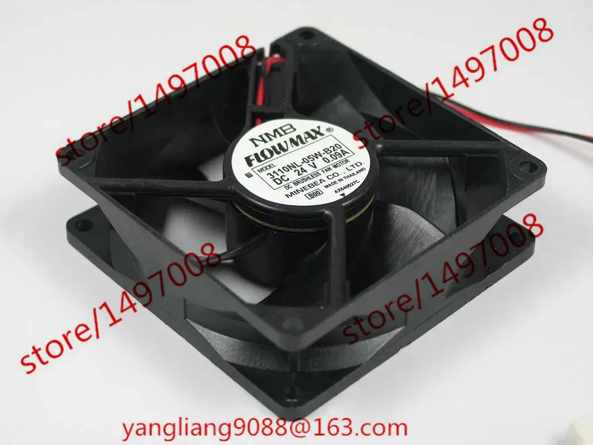 

MNB 3110NL-05W-B20 DC 24V 0.09A 80x80x25mm Server Cooling Fan