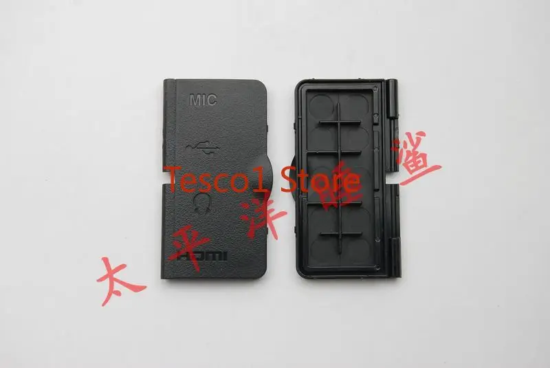 غطاء جلد أصلي usb لنيكون d800، d800e ، مع قابس جلدي ، جديد