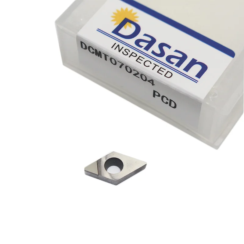DCMT070204 DCMT 070202 DCMT11T304 DCGT070204 DCGT11T304 PCD CBN wkładki toczenie sterowane komputerowo ostrza tnącego