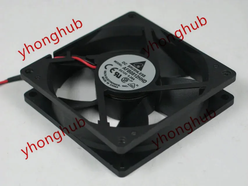 Delta Electronics AFB0812HHD Server Cooling Fan DC 12V 0.26A 80x80x20mm 2-wire