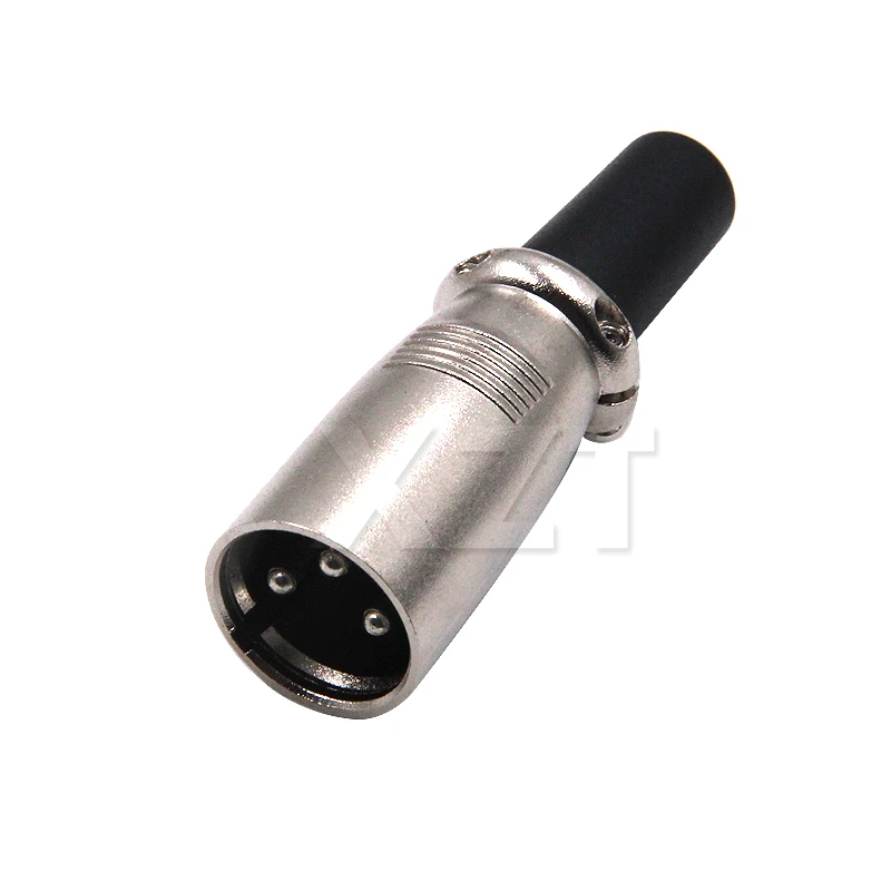 1pcs High Quality XLR cannon male head Three core balance joint microphone plug for Audio acceory