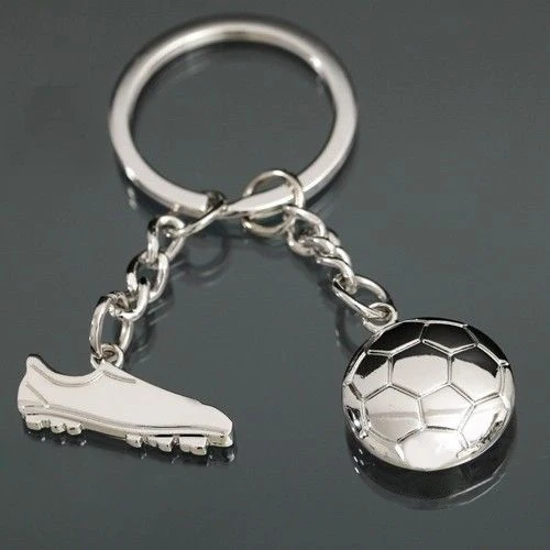 New 3D Cute Metal Ring Key Keychain Keyfob Cool Soccer Shoe Lovely Keyrings 8OX4