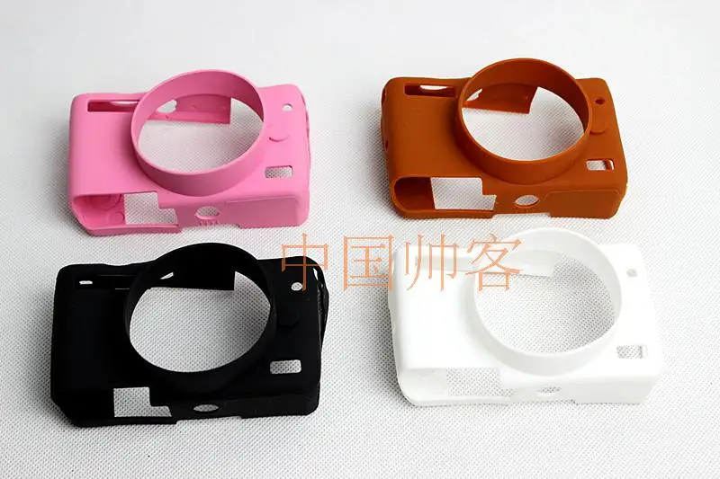 Bagus Lembut Silicone Karet kasus Kamera tas Lensa Kamera Pelindung Tubuh Cover Kasus Kulit tas untuk Untuk Canon M10