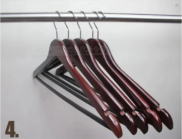 free-shipping-high-quality-top-level-wooden-clothes-hangers-with-bar-wholesale