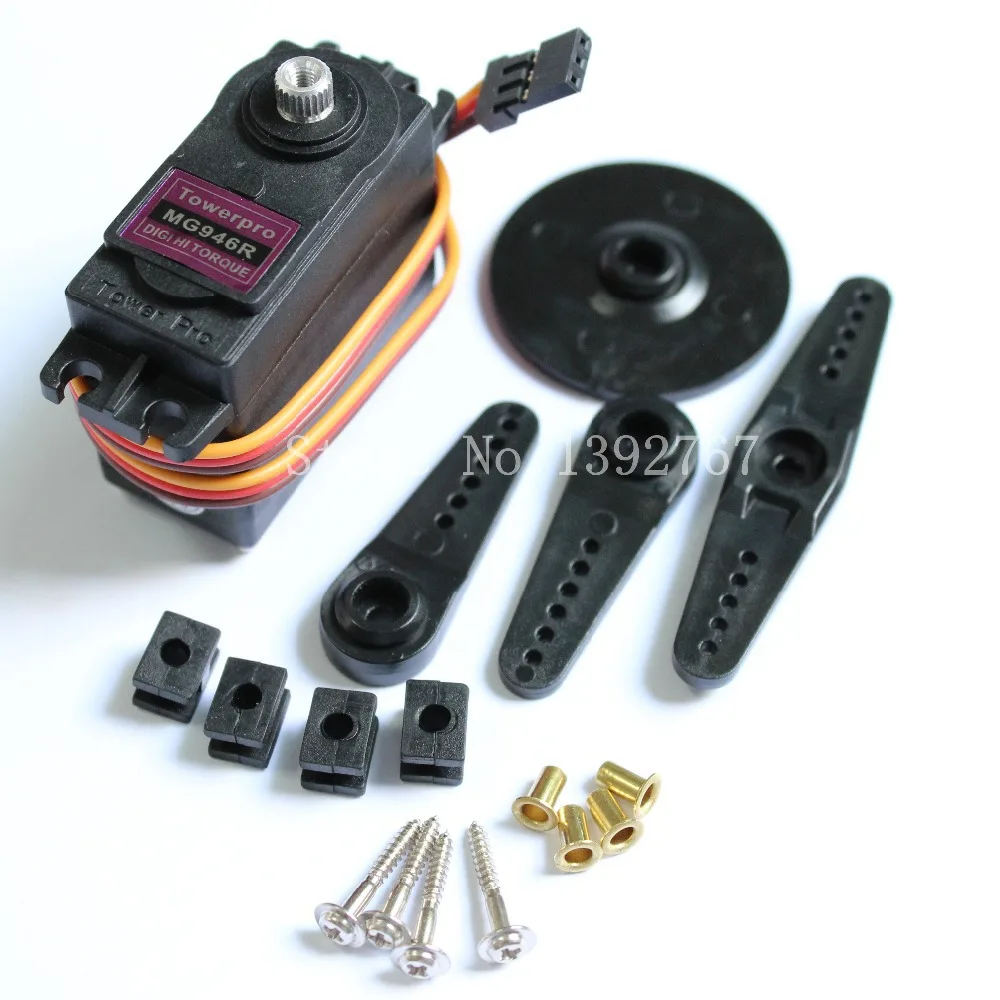 2pcs Original TowerPro MG946R Servo Digital DIGI High Torque 13kg Full Metal Gear 55g Upgrade MG945 For RC Robot Car