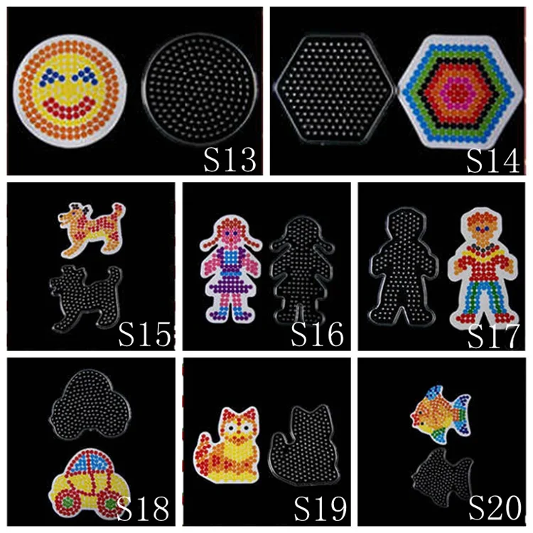 Yant Jouet 5mm Mini Pegboard Animal Dog Duck Transparent Template Board DIY Figure Material Board Hama Perler Beads For Children