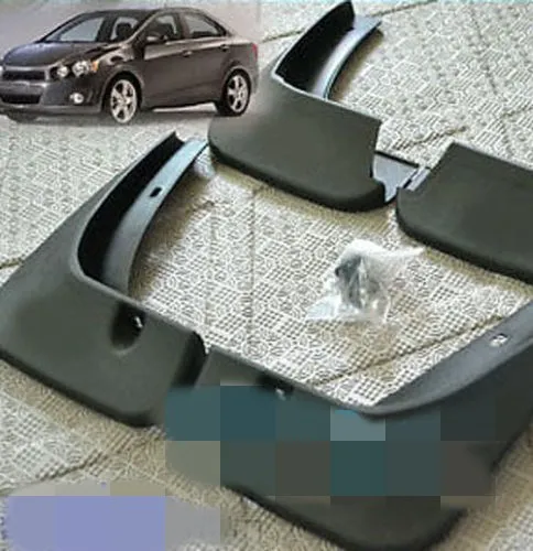 4 sztuk/zestaw nadające się do CHEVROLET SONIC / AVEO SEDAN klapa błotna osłona rozbryzgowa błotniki
