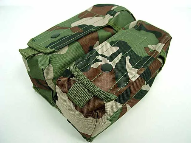 Military Camouflage Tactical Molle Pouch Double AK Magazine Pouch Hunting Accessories Shooting Paintball Mag Molle Bag