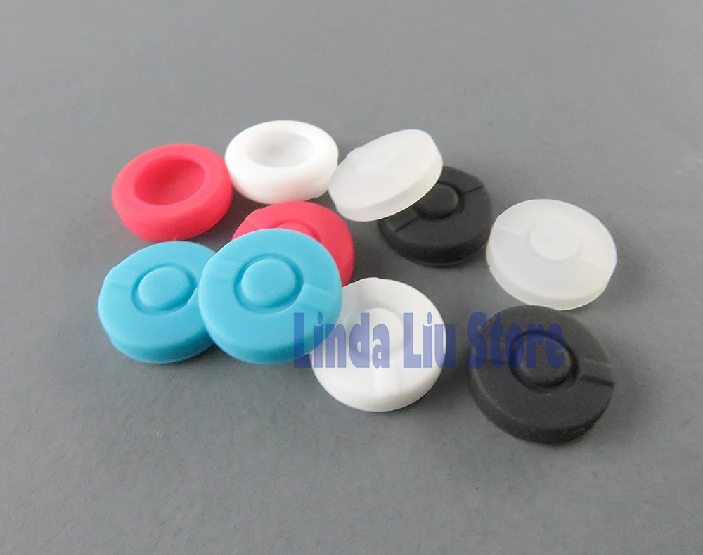 2pcs Thumb Grips Caps For NS Nintend Switch Soft Silicone Poke Ball Button Controller joystick caps Games Accessories