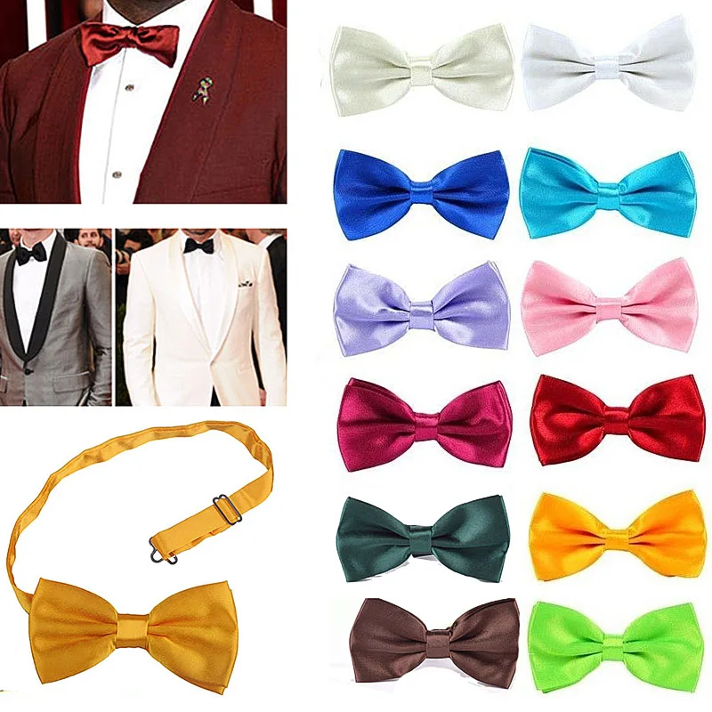 Bowtie ผู้ชายอย่างเป็นทางการเนคไทเด็กผู้ชายแฟชั่นงานแต่งงาน Bow Tie ชายเสื้อ krawatte Cravats Mens ของขวัญ