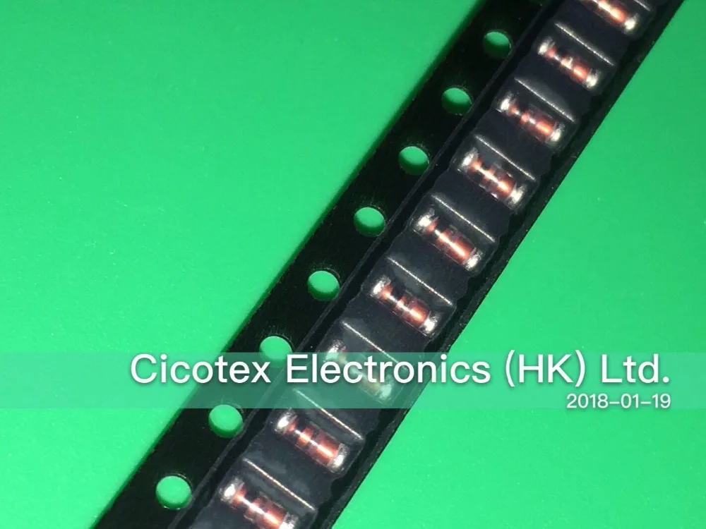 100 stks/partij RLS4148 TE-11 LL34 DIODE GEN PURP 75V 150MA LLDS RLS4148TE-11 LL4148