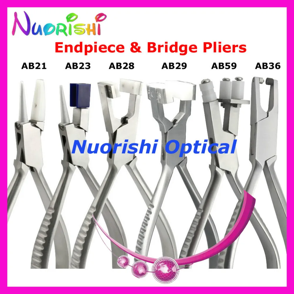 

high quality glasses Endpiece and Bridge plier AB21 AB23 AB28 AB29 AB36 AB59