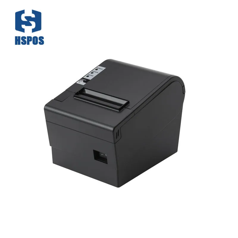 

high performance auto cut 80mm thermal printer with USB+Lan interface Support Win Linux Android and IOS system printing HS-825UL