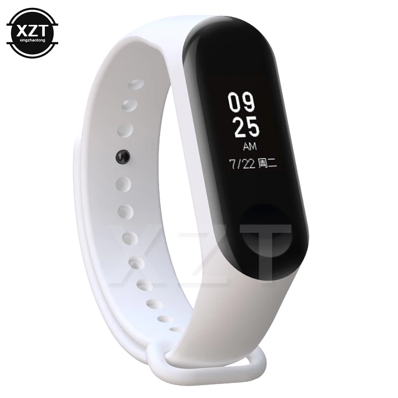 1pcs 실리콘 손목 스트랩 Xiao mi Mi 밴드 3 팔찌 스트랩 Mi 밴드 3 다채로운 결박 팔찌 mi 밴드 3 저렴