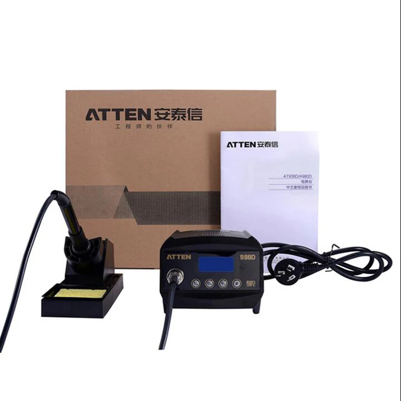 Esd 60W Digitale Lassen Desolderen Soldeer Station Soldeerbout Lcd Display Thermo-Control Anti-Statische