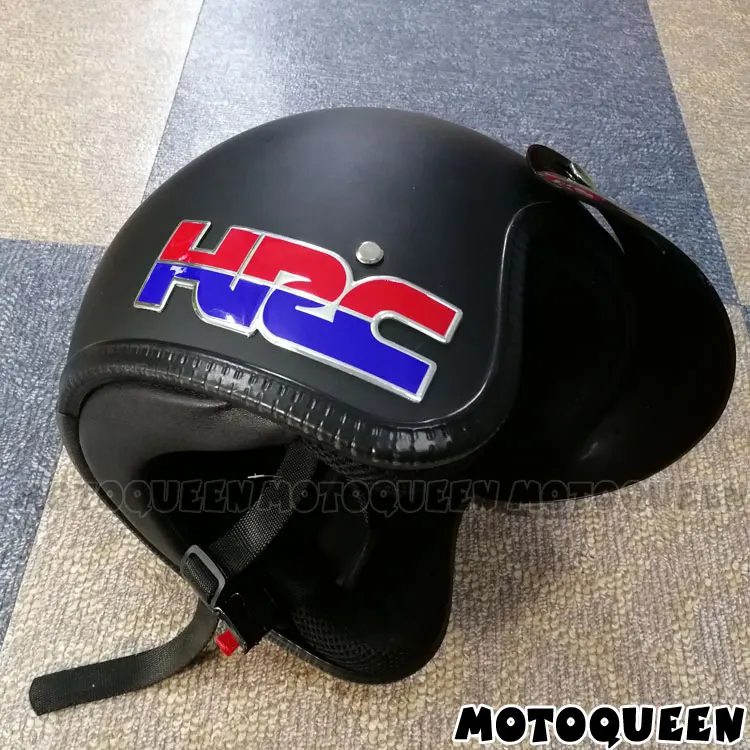 Motocicleta 3D Chrome Logo Decalques, Carenagem Etiqueta Adesivos, Emblema para HRC, CBR, 600RR, 1000RR, 300R, 250R, 650F, 500R, CBR600, F4i