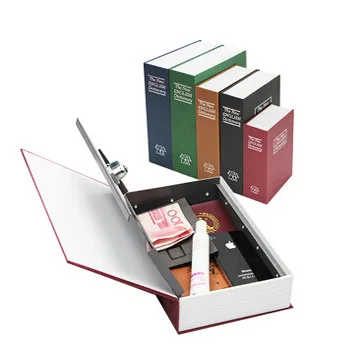 

Dictionary Book Safe Box Security Coffer Dictionary Money Box Creative Safe Book Coin Bank Strongbox 185*115*55mm