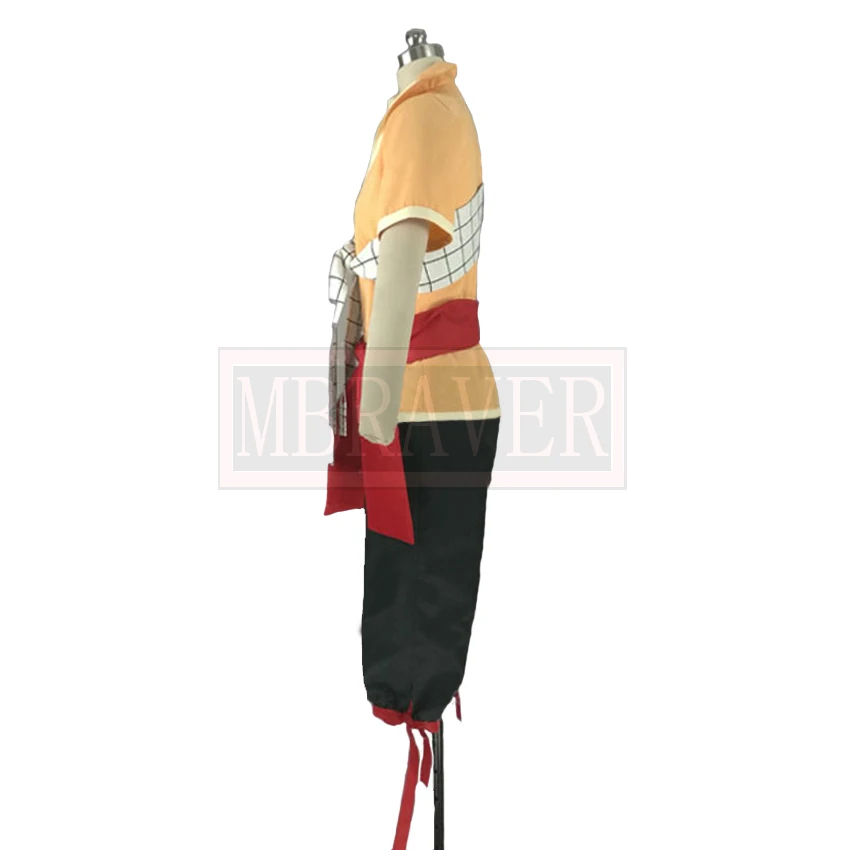 Dragon Cry Etherious Natsu Dragneel uniforme Costume Cosplay Halloween natale su misura di qualsiasi dimensione