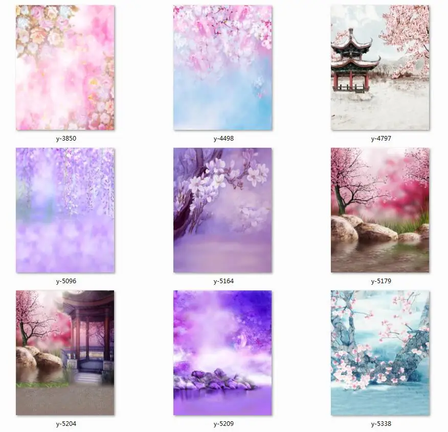 

Dreamlike Purple Pink FlowerBackdrop Background For BJD Doll photogra 1/4 1/3 SD MSD SD17 Volks doll 1/6 Bly the doll take photo