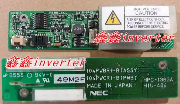 

104PWBR1-B (ASSY), 104PWCR1-B (PWB), HPC1363A, HIU-484 inverter