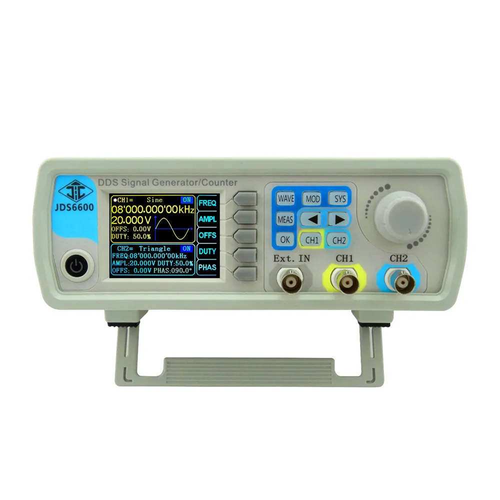 JDS6600 Series 15/30/40/50MHZ Digital Control Signal Generator Dual-channel DDS Function Arbitrary Sine Waveform Frequency Meter