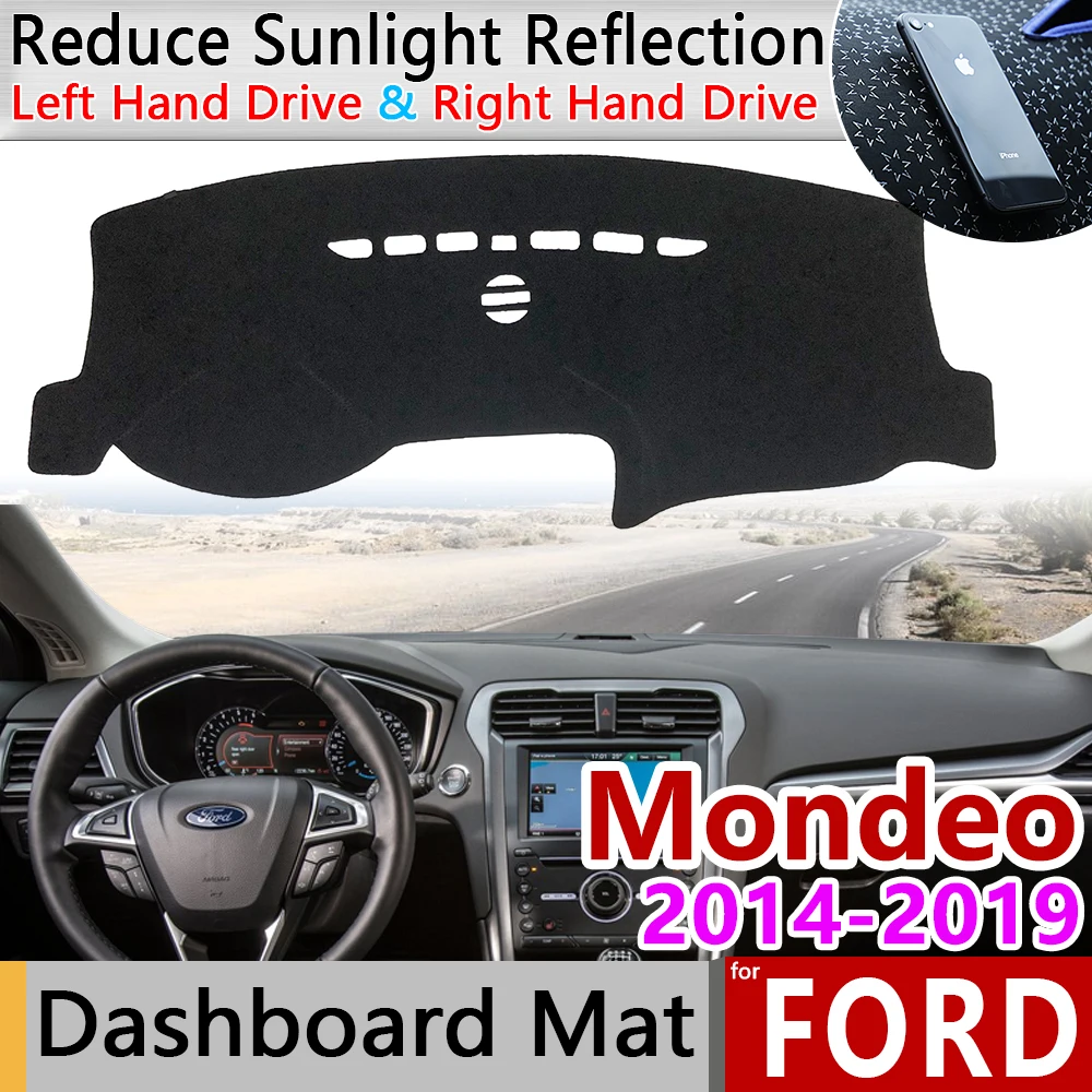 

for Ford Mondeo MK5 2014~2019 Anti-Slip Mat Dashboard Cover Sunshade Dashmat Protect Carpet Dash Accessories 2015 2016 2017 2018