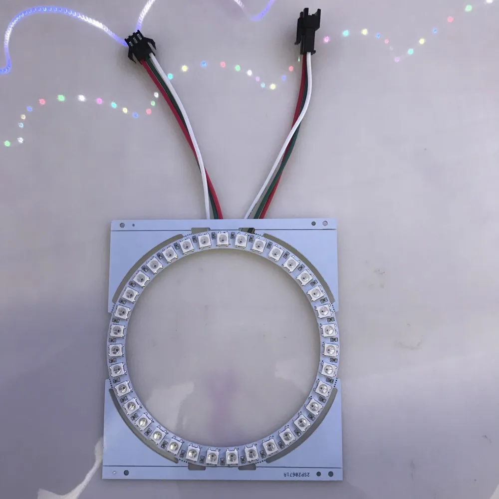 1pc WS2812B 16/35/45leds pixel Ring Addressable LED modules DC5V SK6812 RGB full color Round LED Circle