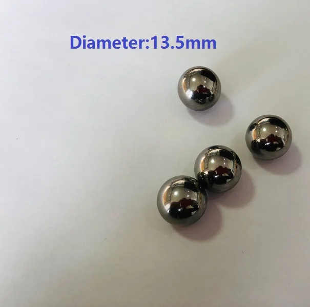 

1kg/lot (100pcs) Diameter 13.5mm 304 stainless steel balls Dia 13.5 mm bearing balls for hunting slingshot shooting