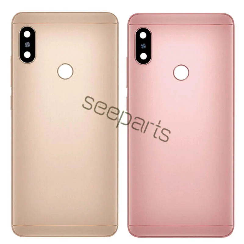 Rear Housing For Xiaomi Redmi Note 5 Pro Battery Back Cover Replacement Parts Note5 Pro Back Cover With Lens Buttons