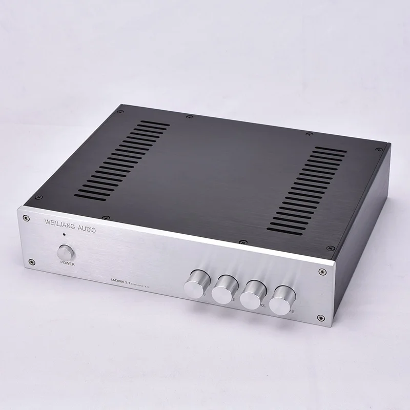 KYYSLB Amp Case Shell DIY Box 320*70*248MM All Aluminum Amplifier Chassis Housing 3207